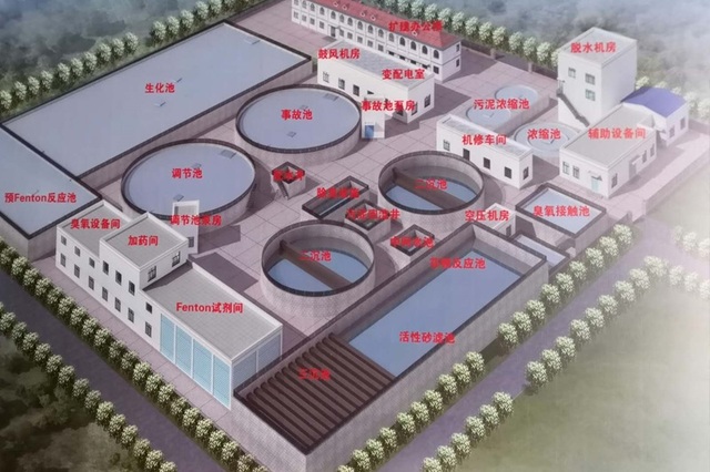 蓬莱市北沟镇20000吨/天工业污水厂二期建设工程
